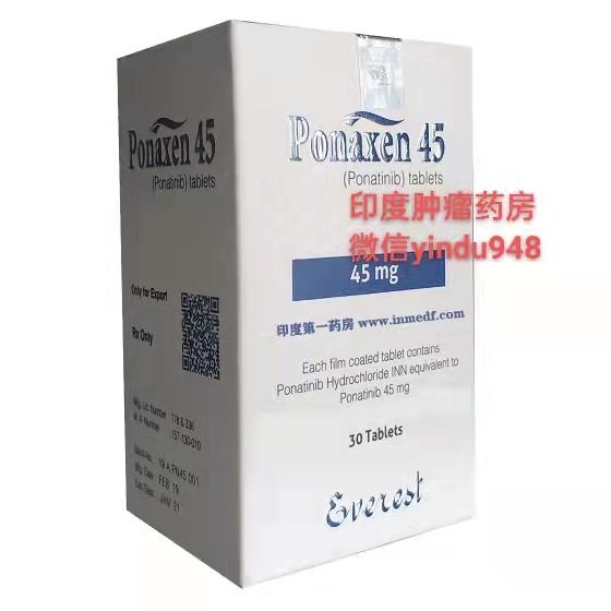 Ponaxen45普纳替尼Ponatinib（45mg）珠峰制药