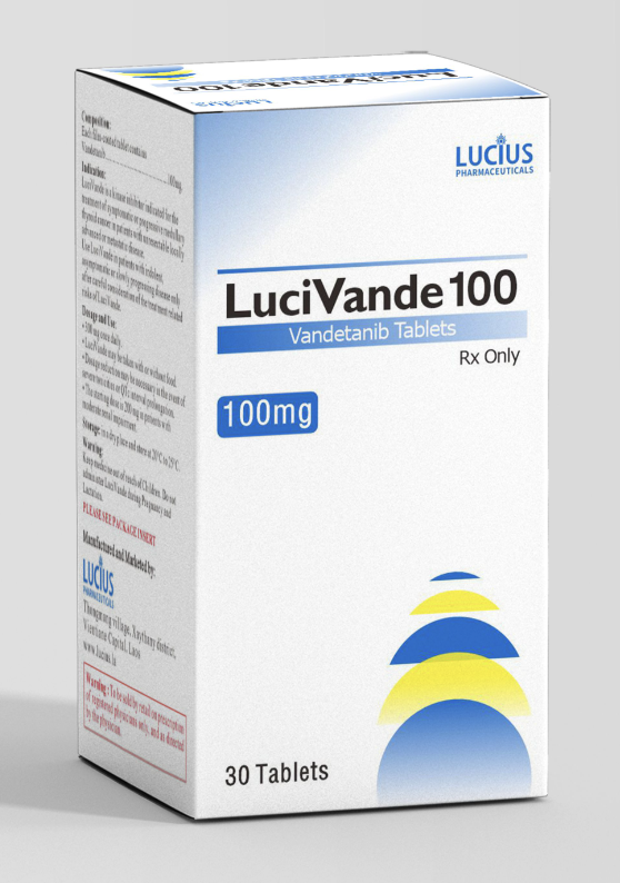 凡德他尼Vandetanib 100mg 说明书-老挝卢修斯lucius