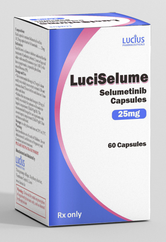 卢修斯lucius司美替尼25mg(luciselume)Selumetinib适应症和用法用量
