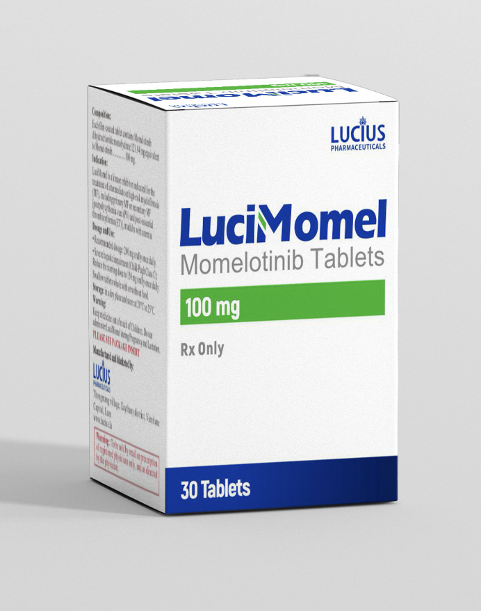 卢修斯lucius莫洛替尼（lucimonel)Momelotinib适应症和用法用量