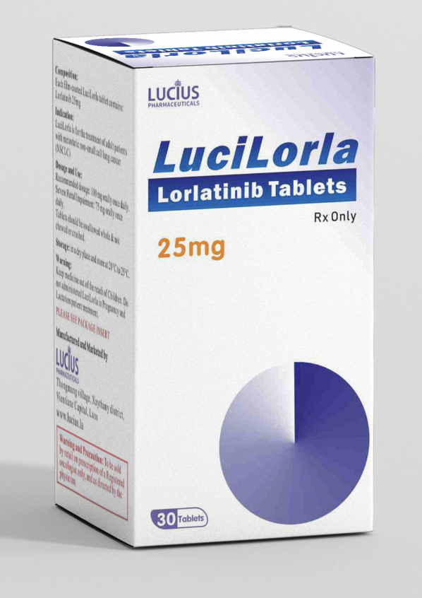 卢修斯lucius劳拉替尼25mg(lucilorla)Lorlatinib适应症和用法用量