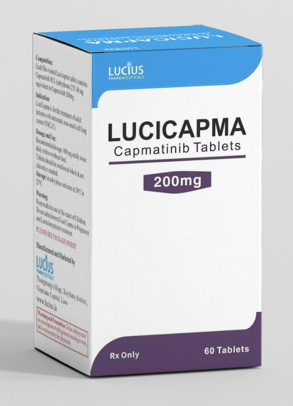 卢修斯lucius卡马替尼（lucicapma)Capmatinib适应症和用法用量