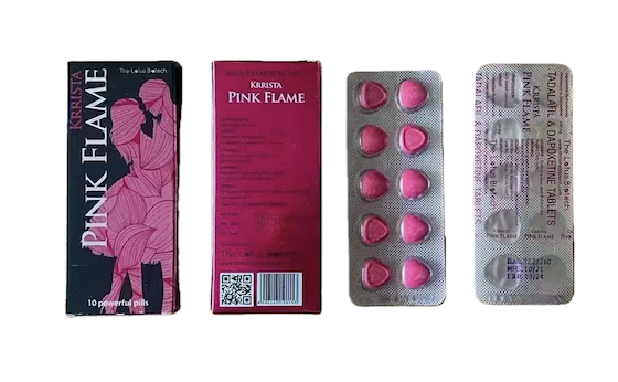 <b>巅峰粉色佳人,Krrista Pink Flame希爱力50mg+必利劲100mg</b>